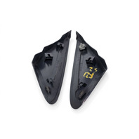 2011-2016 Honda CR-Z CRZ Front Right/Left Door Pillar Corner Garnish Mirror Molding Set, 75495-SZT-G01, F023, OEM, 2011, 2012, 2013, 2014, 2015, 2016