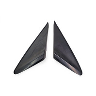 2011-2016 Honda CR-Z CRZ Front Right/Left Door Pillar Corner Garnish Mirror Molding Set, 75495-SZT-G01, F023, OEM, 2011, 2012, 2013, 2014, 2015, 2016