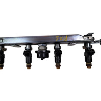 2011-2016 Honda CR-Z CRZ Air Assist Fuel Gas Injector w/ Rail 16620-RTW-003, F023, OEM, 2011, 2012, 2013, 2014, 2015, 2016