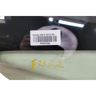 2011-2016 Honda CR-Z CRZ Quarter Glass Window Right/Passenger, 73511-SZT-A01, F023, OEM, 2011, 2012, 2013, 2014, 2015, 2016