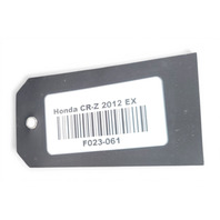 2011-2016 Honda CR-Z CRZ Rear Trunk Tray Spare Tire Cover Mat, 84521-SZT-A11ZA, F023, OEM, 2011, 2012, 2013, 2014, 2015, 2016