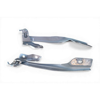 2011-2016 Honda CR-Z CRZ Hood Hinges Left/Right Set White, 60120-SZT-G00ZZ, F023, OEM, 2011, 2012, 2013, 2014, 2015, 2016