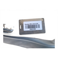 2011-2016 Honda CR-Z CRZ Hood Hinges Left/Right Set White, 60120-SZT-G00ZZ, F023, OEM, 2011, 2012, 2013, 2014, 2015, 2016