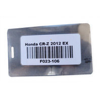 2011-2012 Honda CR-Z CRZ Rocker Panel Molding Left/Driver, Silver Metallic, 71850-SZT-G01, F023, OEM, 2011, 2012