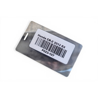 2011-2012 Honda CR-Z CRZ Rocker Panel Molding Right/Pass Silver, 71800-SZT-G01ZD, F023, OEM, 2011, 2012