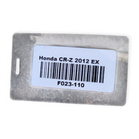 2011-2016 Honda CR-Z CRZ Front Bumper Reinforcement Bar Beam, W/Absorber, 71130-TM8-A00ZZ, F023, OEM, 2011, 2012, 2013, 2014, 2015, 2016