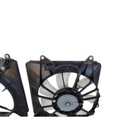 2011-2016 Honda CR-Z CRZ A/C Radiator Cooling Fan Set w/ Shroud 38611-RBB-003, F023, OEM, 2011, 2012, 2013, 2014, 2015, 2016