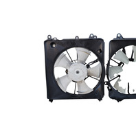 2011-2016 Honda CR-Z CRZ A/C Radiator Cooling Fan Set w/ Shroud 38611-RBB-003, F023, OEM, 2011, 2012, 2013, 2014, 2015, 2016