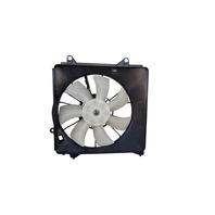 2011-2016 Honda CR-Z CRZ A/C Radiator Cooling Fan Set w/ Shroud 38611-RBB-003, F023, OEM, 2011, 2012, 2013, 2014, 2015, 2016