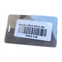 2011-2015 Honda CR-Z CRZ Brake Caliper Rear Right/Left Set, 43019-SZT-G01, 43018-SZT-G01, F023, OEM, 2011, 2012, 2013, 2014, 2015