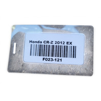 2011-2016 Honda CR-Z CRZ Rear Bumper Reinforcement Bar Beam, 71530-SZT-A00, F023, OEM, 2011, 2012, 2013, 2014, 2015, 2016