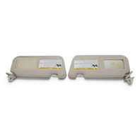 2013-2017 Lexus CT200h Sun Visor Shield Left/Right Set Beige, 74320-76150-A1, F024, OEM, 2013, 2014, 2015, 2016, 2017