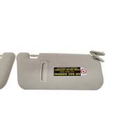 2013-2017 Lexus CT200h Sun Visor Shield Left/Right Set Beige, 74320-76150-A1, F024, OEM, 2013, 2014, 2015, 2016, 2017