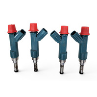 2011-2017 Lexus CT200h Fuel Injector Set Kit (4) 1.8L 4 Cylinder 23209-39196, F024, OEM, 2011, 2012, 2013, 2014, 2015, 2016, 2017