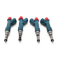 2011-2017 Lexus CT200h Fuel Injector Set Kit (4) 1.8L 4 Cylinder 23209-39196, F024, OEM, 2011, 2012, 2013, 2014, 2015, 2016, 2017