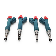 2011-2017 Lexus CT200h Fuel Injector Set Kit (4) 1.8L 4 Cylinder 23209-39196, F024, OEM, 2011, 2012, 2013, 2014, 2015, 2016, 2017
