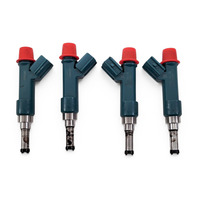 2011-2017 Lexus CT200h Fuel Injector Set Kit (4) 1.8L 4 Cylinder 23209-39196, F024, OEM, 2011, 2012, 2013, 2014, 2015, 2016, 2017