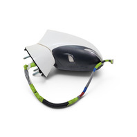 2014-2017 Lexus CT200h Side View Mirror Left/Driver Sonic White, 87940-76142-A2, F024, OEM, 2014, 2015, 2016, 2017