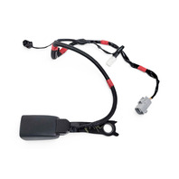 2011-2016 Lexus CT200h Front Left/Driver Seat Belt Buckle Black 73230-76110-C0, F024, OEM, 2011, 2012, 2013, 2014, 2015, 2016