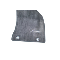 2011-2017 Lexus CT200h Carpet Floor Mats 4 Piece Set Black PT208-76110-25, F024, OEM, 2011, 2012, 2013, 2014, 2015, 2016, 2017