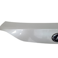 2014-2017 Lexus CT200h Liftgate Lower Trim Panel Garnish w/Emblem Sonic White, 76801-76010-A2, F024, OEM, 2014, 2015, 2016, 2017