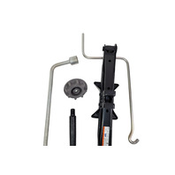 2011-2016 Lexus CT200h Spare Tire Tool Set Kit Jack Assembly Wrench 5 Piece 09111-33030, F024, OEM, 2011, 2012, 2013, 2014, 2015, 2016