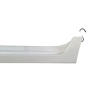 2014-2017 Lexus CT200h Left Rocker Panel Molding Side Skirt Sonic White, 75860-76010-A2, F024, OEM, 2014, 2015, 2016, 2017
