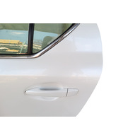 2011-2017 Lexus CT200h Rear Left/Driver Side Door Assembly Sonic White, 67004-76030, F024, OEM, 2011, 2012, 2013, 2014, 2015, 2016, 2017