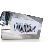 2011-2017 Lexus CT200h Rear Left/Driver Side Door Assembly Sonic White, 67004-76030, F024, OEM, 2011, 2012, 2013, 2014, 2015, 2016, 2017