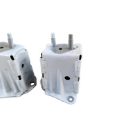 2011-2017 Lexus CT200h Rear Right/Left Reinforcement Bracket Pieces Grey Set 52015-76020, F024, OEM, 2011, 2012, 2013, 2014, 2015, 2016, 2017
