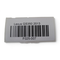 2013-2020 Lexus GS350 Rear Right/Left Bumper Reflector Marker 81910-30040, F025, OEM, 2013, 2014, 2015, 2016, 2017, 2018, 2019, 2020