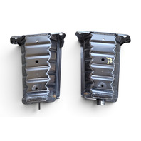 2013-2015 Lexus GS350 Front Bumper Reinforcement Brackets Mounts Set (2), F025, OEM, 2013, 2014, 2015