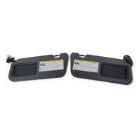 2015-2016 Lexus RC350 Sun Visor Shield Left/Right Set Black 74320-24270-B1, F026, OEM, 2015, 2016