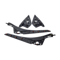 2015-2024 Lexus RC350 Center Console Right/Left Side Panel Knee Trim Black Set(4) 55435-24040-C4, 55011-24120-B0, F026, OEM, 2015, 2016, 2017, 2018, 2019, 2020, 2021, 2022, 2023, 2024