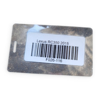 2015-2016 Lexus RC350 A/C Air Conditioner Compressor & Pulley 88320-3A440, F026, OEM, 2015, 2016