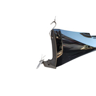 2015-2022 Lexus RC350 Right Rocker Panel Molding Side Skirt Black 75850-24080-C0, F026, OEM, 2015, 2016, 2017, 2018, 2019, 2020, 2021, 2022