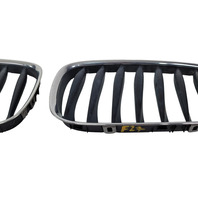 2003-2008 BMW Z4 Front Bumper Grill Grille Right/Left Set, 51-11-7-117-757, 51-11-7-117-758, F027, OEM, 2003, 2004, 2005, 2006, 2007, 2008