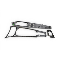 2003-2008 BMW Z4 Dash Center Console Trim Aluminium Set(3), 51-16-7-053-112, F027, OEM, 2003, 2004, 2005, 2006, 2007, 2008