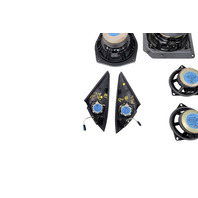2003-2008 BMW Z4 Front/Rear Audio Speaker Left/Right Set(10) 65-13-9-143-268, F027, OEM, 2003, 2004, 2005, 2006, 2007, 2008