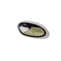 2003-2008 BMW Z4 Right/Passenger Side View Mirror White, 51-16-7-918-378, F027, OEM, 2003, 2004, 2005, 2006, 2007, 2008