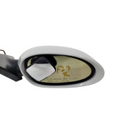 2003-2008 BMW Z4 Right/Passenger Side View Mirror White, 51-16-7-918-378, F027, OEM, 2003, 2004, 2005, 2006, 2007, 2008
