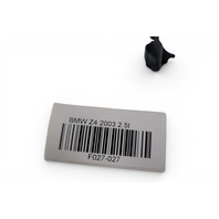 2003-2005 BMW Z4 Master Window Switch Front Right/Left, 61-31-6-935-860, 61-31-6-914-983, F027, OEM, 2003, 2004, 2005