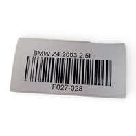 2003-2008 BMW Z4 Turn Signal Marker Lamp Right/Passenger, 63-13-7-165-734, F027, OEM, 2003, 2004, 2005, 2006, 2007, 2008