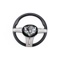 2003-2005 BMW Z4 Sport 3-Spoke Leather Chrome Line Steering Wheel Black, 32-30-6-758-158, F027, OEM, 2003, 2004, 2005 2003-2005 BMW Z4 Sport 3-Spoke Leather Chrome Line Steering Wheel Black, 32-30-6-758-158, F027, OEM, 2003, 2004, 2005