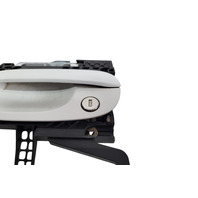 2003-2008 BMW Z4 Exterior Door Handle Front Left/Driver White, 51-21-7-114-955, F027, OEM, 2003, 2004, 2005, 2006, 2007, 2008