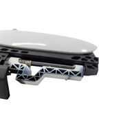 2003-2008 BMW Z4 Exterior Door Handle Front Left/Driver White, 51-21-7-114-955, F027, OEM, 2003, 2004, 2005, 2006, 2007, 2008