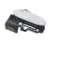 2003-2008 BMW Z4 Exterior Door Handle Front Left/Driver White, 51-21-7-114-955, F027, OEM, 2003, 2004, 2005, 2006, 2007, 2008