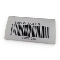 2003-2008 BMW Z4 Front Pillar Cover Trim Garnish Right/Left Set 51-43-7-154-709, F027, OEM, 2003, 2004, 2005, 2006, 2007, 2008
