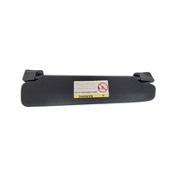 2003-2008 BMW Z4 Sun Visor Sunvisor Left/Right Set Black, 51-16-7-153-232, 51-16-7-153-231, F027, OEM, 2003, 2004, 2005, 2006, 2007, 2008