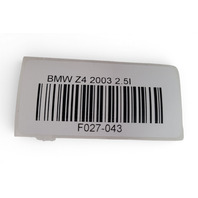 2003-2005 BMW Z4 Tail Stop Light Lamp, Rear Left/Driver Side, 63-21-7-165-723, F027, OEM, 2003, 2004, 2005